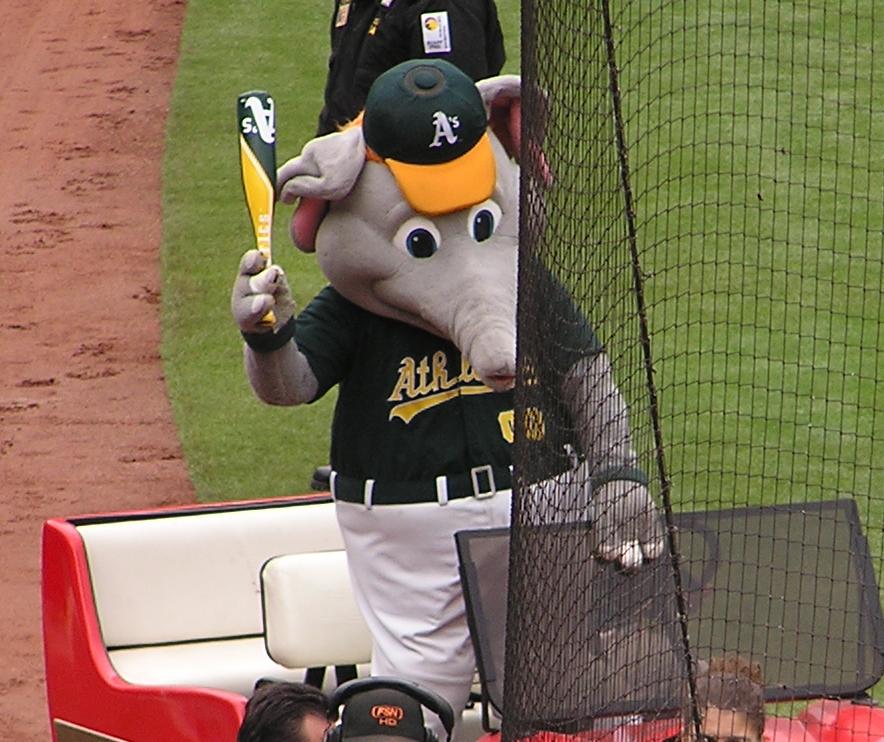 Stomper - The Oakland A's Mascot