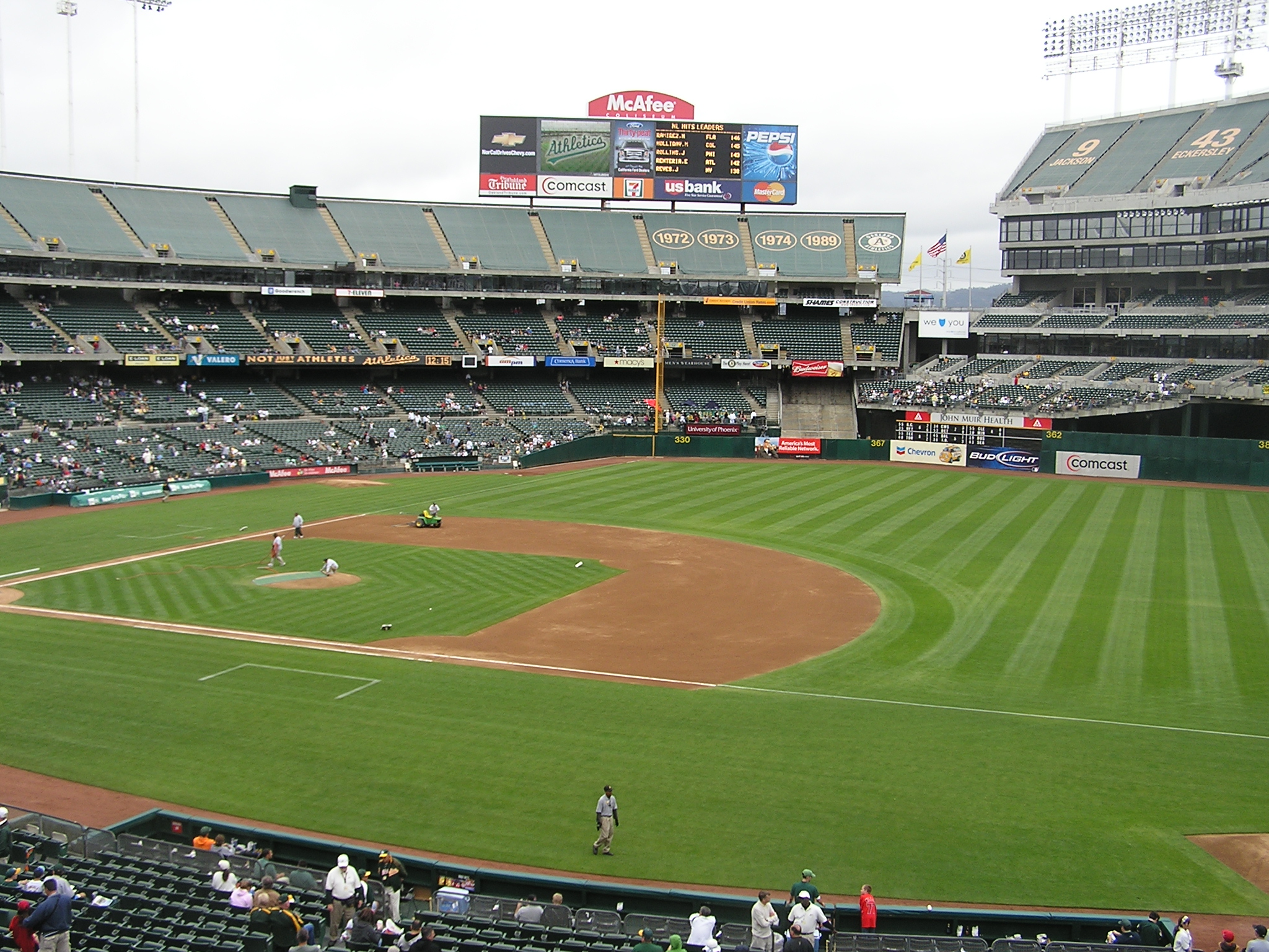 McAfee Coliseum - Foul Terriotory!