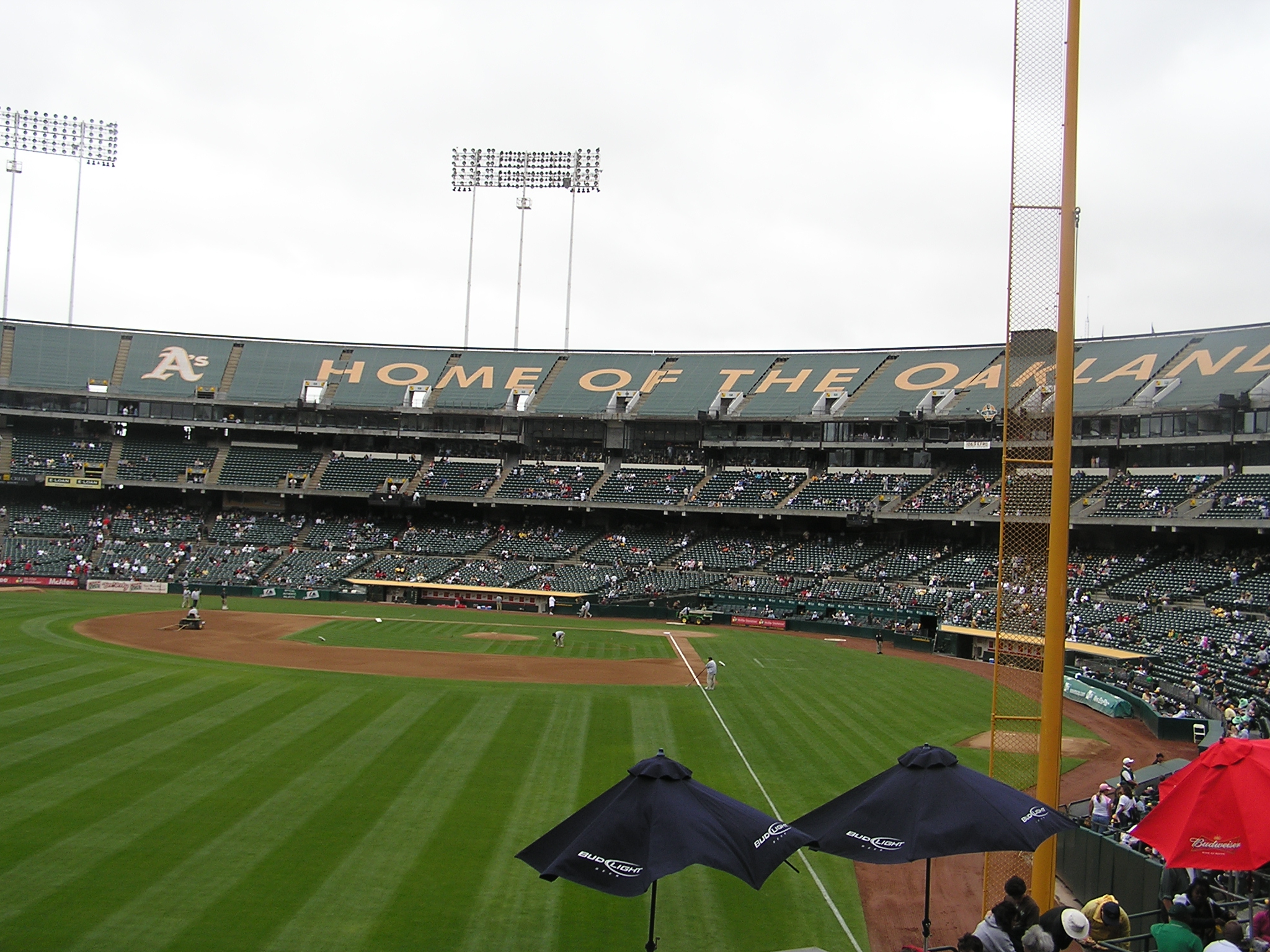 Right Field, McAfee Coliseum, Oakland
